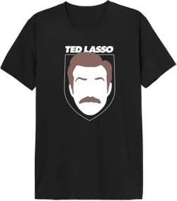 Ted Lasso Herren T-Shirt, Schwarz, S von cotton division