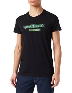 cotton division Herren Mematrxts019 T-Shirt, schwarz, XL von cotton division