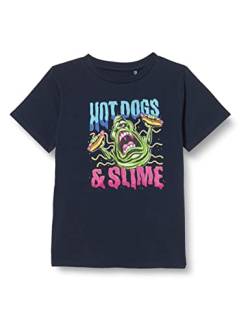 cotton division Jungen Boghosdts015 T-Shirt, Marineblau, 10 Jahre von cotton division