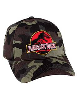 cotton division Jurassic Park Camo Logo Männer Cap Multicolor 100% Baumwolle Fan-Merch, Filme von cotton division