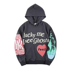 cpfm.xyz Hoodie Herren Lucky me I See Ghosts Baumwolle Pullover Kapuzenpullover Grau L von cpfm.xyz