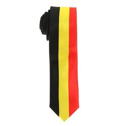 Belgische Flagge Krawatte - Belgien Land Farben - Belgische Trikolorr Schwarz Gelb Rot Krawatte - Mann oder Frau - Veranstaltung oder Kostüm von cravateSlim