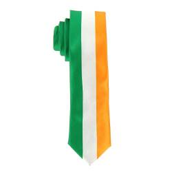 Irische Flagge Krawatte - Irland Land Farben - Irische Trikolore Grün Weiß Orange Krawatte - Saint Patrick's Day Veranstaltung oder Kostüm von cravateSlim