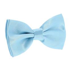 Krawatte Slim Schleife Herren einfarbig – Accessoire Hemd und Kostüm – Hochzeit, Zeremonie Gr. One size, himmelblau von cravateSlim