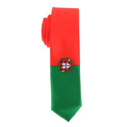 Portugiesische Flagge Krawatte - Portugal Land Farben - Rote und Grüne Krawatte - Mann oder Frau - Veranstaltung oder Kostüm von cravateSlim