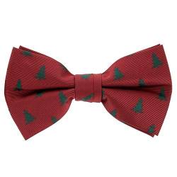 cravateSlim Weihnachten Fliege Tannenbaum Rot und Grün von cravateSlim