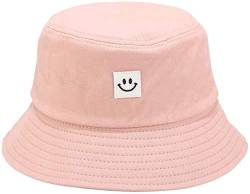 crazy bean Unisex Sonnenhut FischerhüTe Hip Hop Graffiti Fischerhut Bucket Hat Baumwolle Unisex Faltbar Anglerhut Strandhut FishermüTze Outdoor-Hut(Rosa) von crazy bean