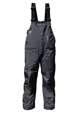 crazy4sailing Herren Segelhose Bergen Lange Latzhose wasserdicht, Farbe:Carbon/schwarz, Größe:L von crazy4sailing