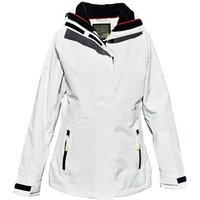 crazy4sailing Regenjacke Brisbane mit Fleece-Kragen, einrollbare Kapuze von crazy4sailing