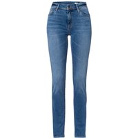 Cross Jeans Damen Jeans Anya - Slim Fit - Blau - Light Mid Blue von cross jeans