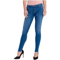 Cross Jeans Damen Push Up Jeans Page - Super Skinny Fit - Blau - Mid Blue von cross jeans