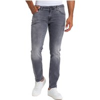 Cross Jeans Herren Jeans Damien - Slim Fit - Grau - Grey Used von cross jeans