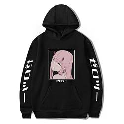 cshsb Anime Darling in The Franxx 02 Merch Hoodie Cool Print Unisex Sweatshirt für Herren und Damen Tops,a-203,A,L von cshsb