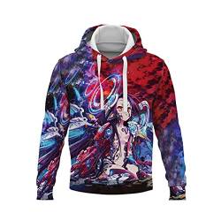 cshsb Anime No Game No Life 3D Digitaldruck Kapuzenpullover Sweatshirt Cosplay Kostüm Pulli Hoodie Sweater Tops Mantel,X,L-XL von cshsb