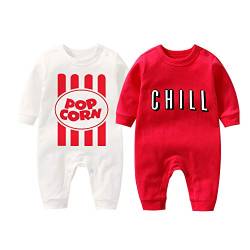 culbutomind Baby-Body, Yummz Tomatenketchup, Senf, Rot, Gelb, Zwillingsset, Jungen und Mädchen, Kleidung für Zwillinge, Baby-Outfits Gr. 50, Pop L von culbutomind