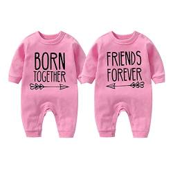 culbutomind Baby Zwillinge Strampler Body Junge Mädchen Beste Freunde Für Immer Fun Baby Geschenke Geburt Lustig Babykleidung von culbutomind