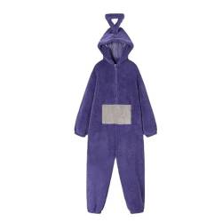 cutecool Halloween Overall Kostüm Onesie Pyjamas Unisex Tier One-Piece Kostüm Homewear Nachtwäsche Party-lila-s-Teletubbies von cutecool