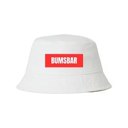 BUMSBAR Hut Saufen Mallorca Fischerhut Lustiger Hut Bucket Hat Alkohol Feiern Party Goldstrand Junggesellen-Abschied Anglerhut Sommerhut Bier (Schwarz) von dalerno