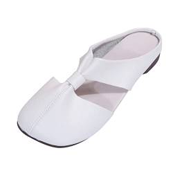 Sandalen Damen Flach Sommer Slip On Bequeme Flache Schuhe Strand Runde Zehe Atmungsaktive Sandalen Bequeme Sandalen Hausschuhe Sandalen Offene Zehenschuhe von dasg