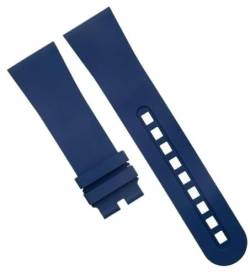 dayeer Weiches Fluor-FKM-Gummi-Uhrenarmband für Blancpain Fifty Fathoms 5000 5015 (Color : Blue 2, Size : 23mm) von dayeer