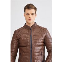 dc Dericompany Lederjacke BD00117 Herren "Seth" aus Lammleder, Echtleder Übergangsjacke, Freizeitjacke, Bikerjacke aus echtem Leder von dc Dericompany