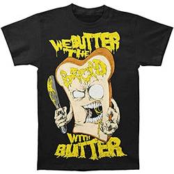 We Butter The Bread with Butter Men's Slice T Shirt Black L von dehen