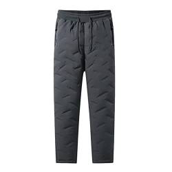 delr Fleece-Jogginghose für Damen, Fleecehose Sherpa-gefütterte Jogginghose, Uniex Warme Laufhose für den Winter von delr