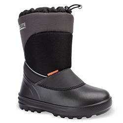 demar. leichte EVA Übergangs- Winterstiefel gefüttert Winterschuhe (Alex Anthrazit, 37) von demar.