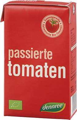dennree Bio Passierte Tomaten (1 x 500 gr) von dennree