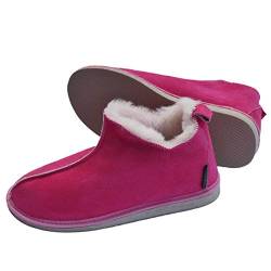 Lammfell Hausschuhe Mokassin Cinderella pink Schuhgröße EUR 41 von der-Fellmann