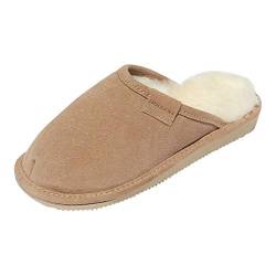 Lammfell Hausschuhe Pantoffeln Frau Holle beige/weiß Schuhgröße EUR 37 von der-Fellmann