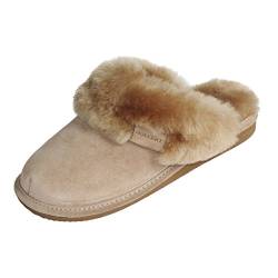 der-Fellmann Lammfell Hausschuhe Pantoffeln Malibu beige Schuhgröße EUR 38 von der-Fellmann