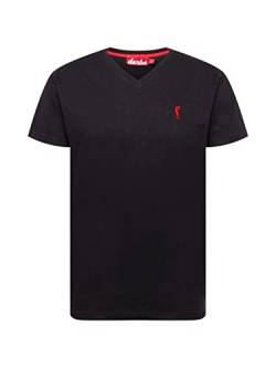 derbe Herren Shirt schwarz/rot M von derbe