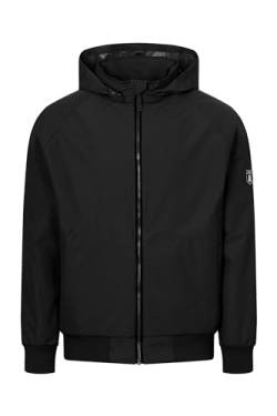 derbe Ripholm Herren Regenjacke Schwarz Black, M von derbe