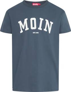 derbe T-Shirt Moin, M, Navy/Offwhite von derbe