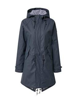 derbe Traveby Friese Fisher Dunkelblau Damen Regenjacke 36 von derbe