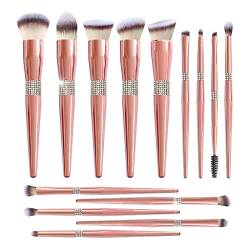 Makeup Brushes SetBling Diamond Encrusted Griff Hair Cosmetic Make Up Tool von dfghjdfgas