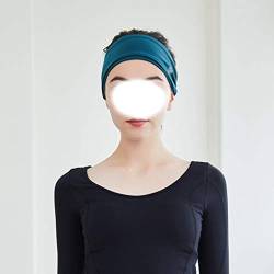 Yoga Hair Bands Fitness Turban Stretch Wide Headwrap Elastic Headband Hair Accessories (Color : B) (A) von dfghjdfgas