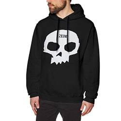 diari Men's Pullover Hoodie Sweater Sweatshirt Casual Shirt Long Sleeve 3D Sportswear Black Zero Skateboards Single Skull von diari