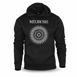 diari Neurosis Hoodie Hooded Sweatshirt Oakland Metal Band Music Tour 2019 Black L von diari