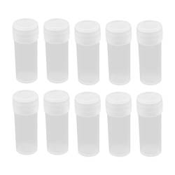 dijiusidy 100 Stück tragbare Mini Plastikflaschen, hilfreiches Zubehör im Labor, Plastikflaschenbehälter, leere PP Flaschenfläschchen von dijiusidy