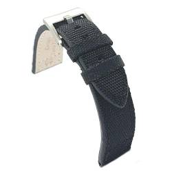 diloy Armband aus Rindsleder und Kevlar-Stoff Ref 416 Schwarz 20mm von diloy