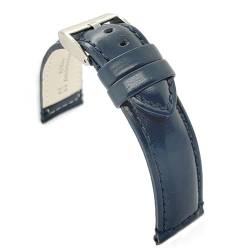 diloy Uhrenarmband kompatible mit Oppo Watch 4 Pro. Modell 363/22mm Navy Blau 22mm von diloy
