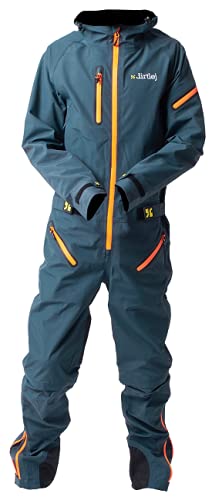 dirtlej dirtsuit core edition steel blue/orange Herren Fahrradanzug (XXL) von dirtlej