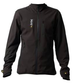 dirtlej weathershield warm, isolierte Funktions-Softshell Jacke für Radfahrer, schwarz (L) von dirtlej