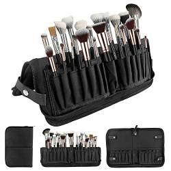 Makeup Pinsel Tasche faltbar Makeup Pinsel Pouch Professional Makeup Pinsel Handtasche (Pinsel Nicht enthalten) von discoball