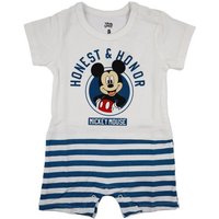 Disney Mickey Mouse Kurzarmbody Mickey Maus Baby kurzarm Body Strampler Gr. 62 bis 92 von disney mickey mouse