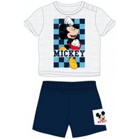 Disney Mickey Mouse Shirt & Hose Baby-Bekleidungs-Set 'Fröhliche Mickey Mouse', Kurzarmshirt & kurze (Set, 2-tlg) von disney mickey mouse