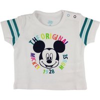 Disney Mickey Mouse T-Shirt Baby Jungen kurzarm Shirt Gr. 62 bis 86, 100% Baumwolle, Rot oder Weiß von disney mickey mouse
