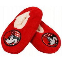 Disney Minnie Mouse Mädchen Hausschuhe Puschen warm + weich Gr.25/26 27/28 29/30 31/32 Plüsch Hausschuhe von disney minnie mouse